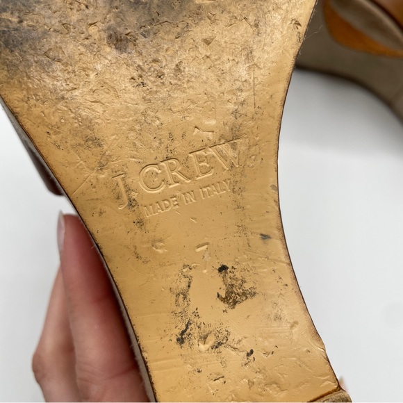 J. Crew Suede Platform Sandals Size 7 - Picture 5 of 5